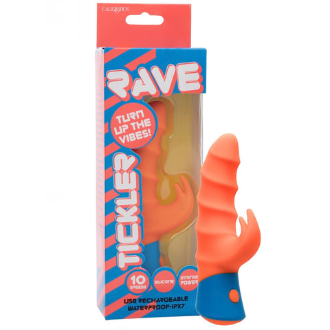 Rave Tickler Rechargeable Silicone Vibrator