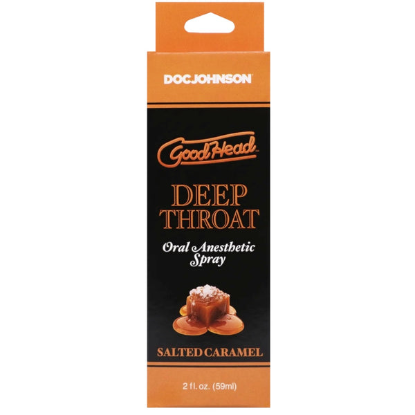 GoodHead Deep Throat Oral Anesthetic Spray - Salted Caramel