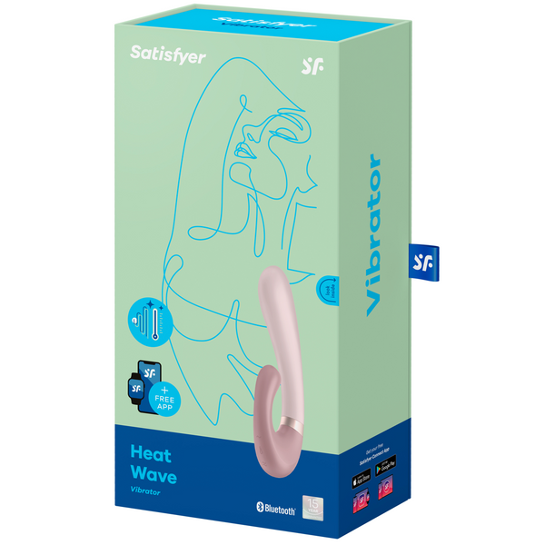 Heat Wave Connect App G-Spot Vibrator - Mauve