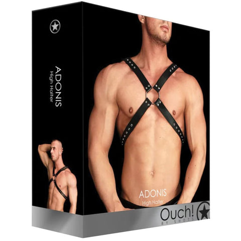 Ouch! Adonis High Halter Chest Harness