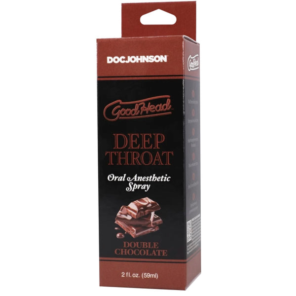GoodHead Deep Throat Oral Anesthetic Spray - Double Chocolate