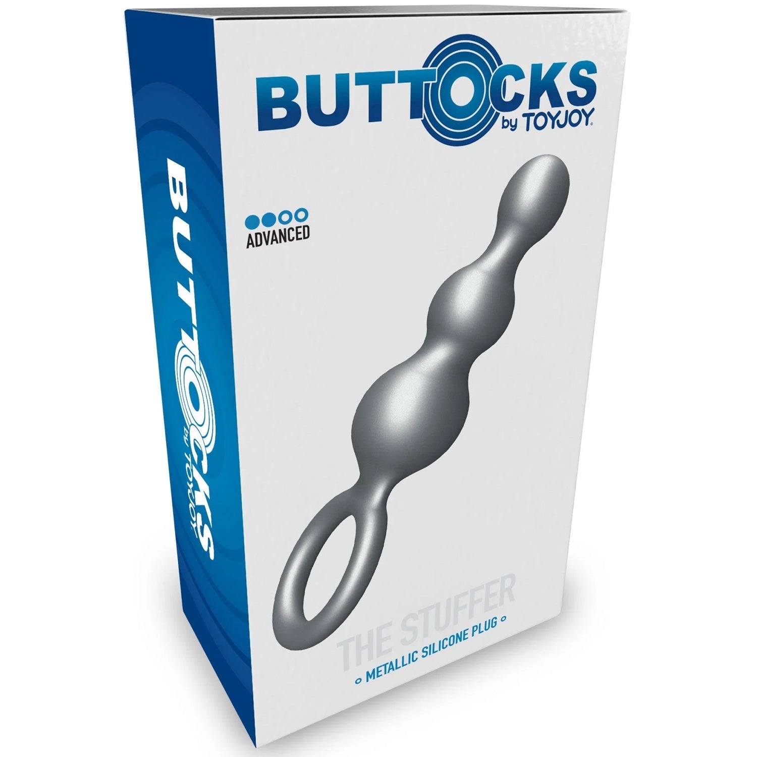 BUTTOCKS The Stuffer Metallic Silicone Anal Plug