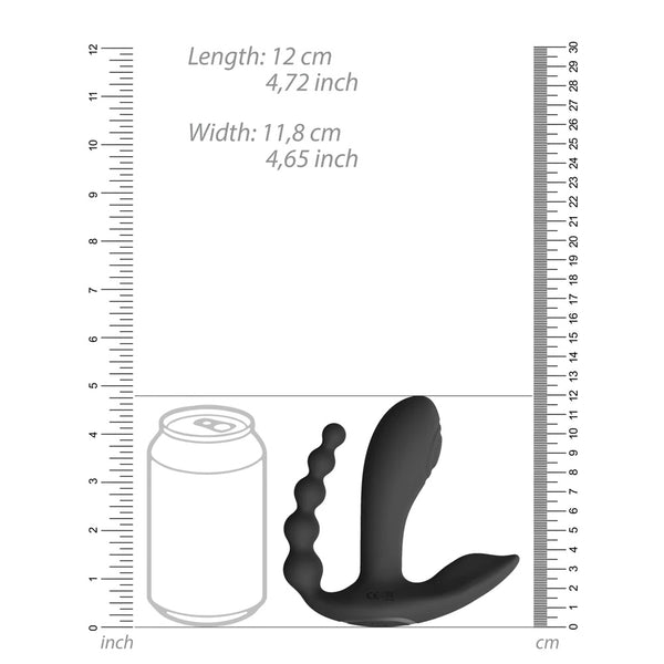 VIVE Kata Pulse Wave & Vibrating Double Penetration Vibrator with Remote Control