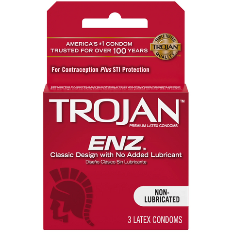 ENZ Non-Lubricated Condoms - 3 Pack