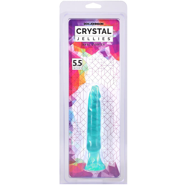 Crystal Jellies 5.5" Anal Starter - Teal