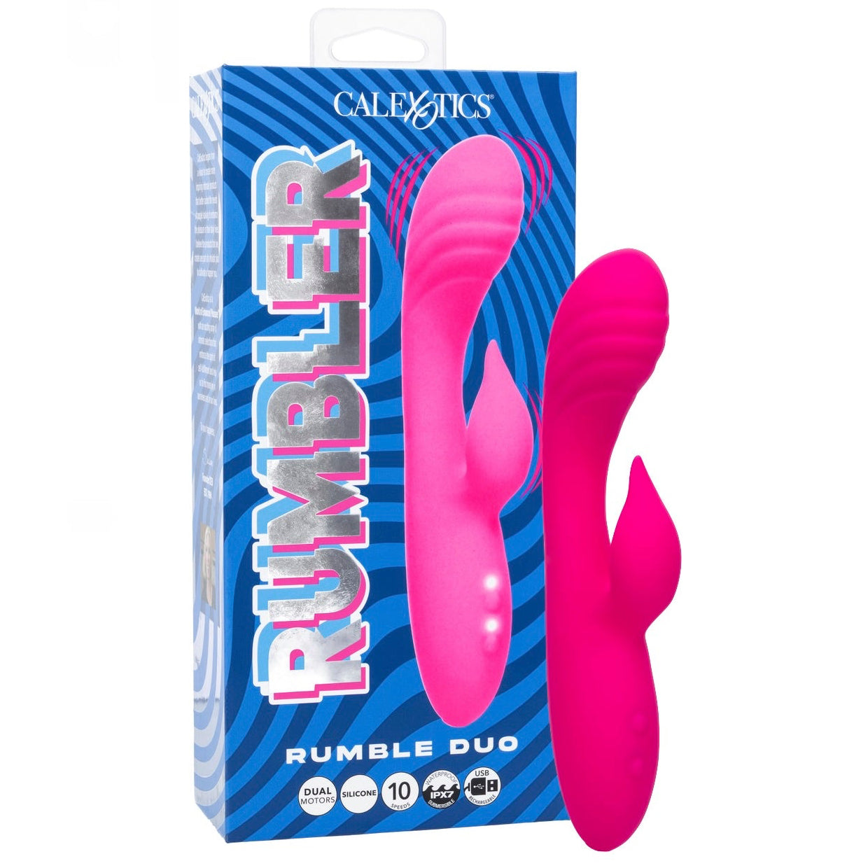 Rumbler Rumble Duo Dual Motors 10 Speeds Waterproof Rechargeable Vibrator