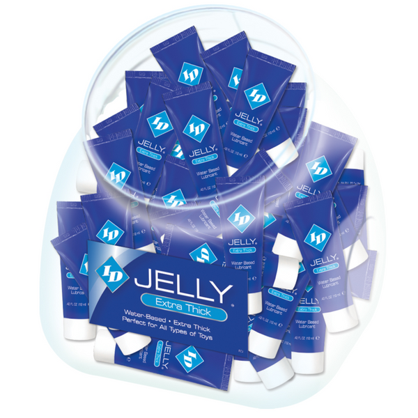 JELLY Extra Thick Water-Based Lubricant 12ml Tube Jar - 72 Count