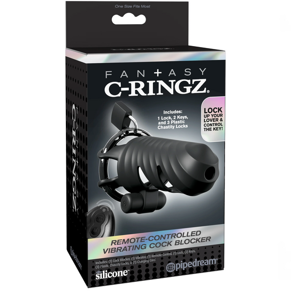 Fantasy C-Ringz Remote-Controlled Vibrating Cock Blocker