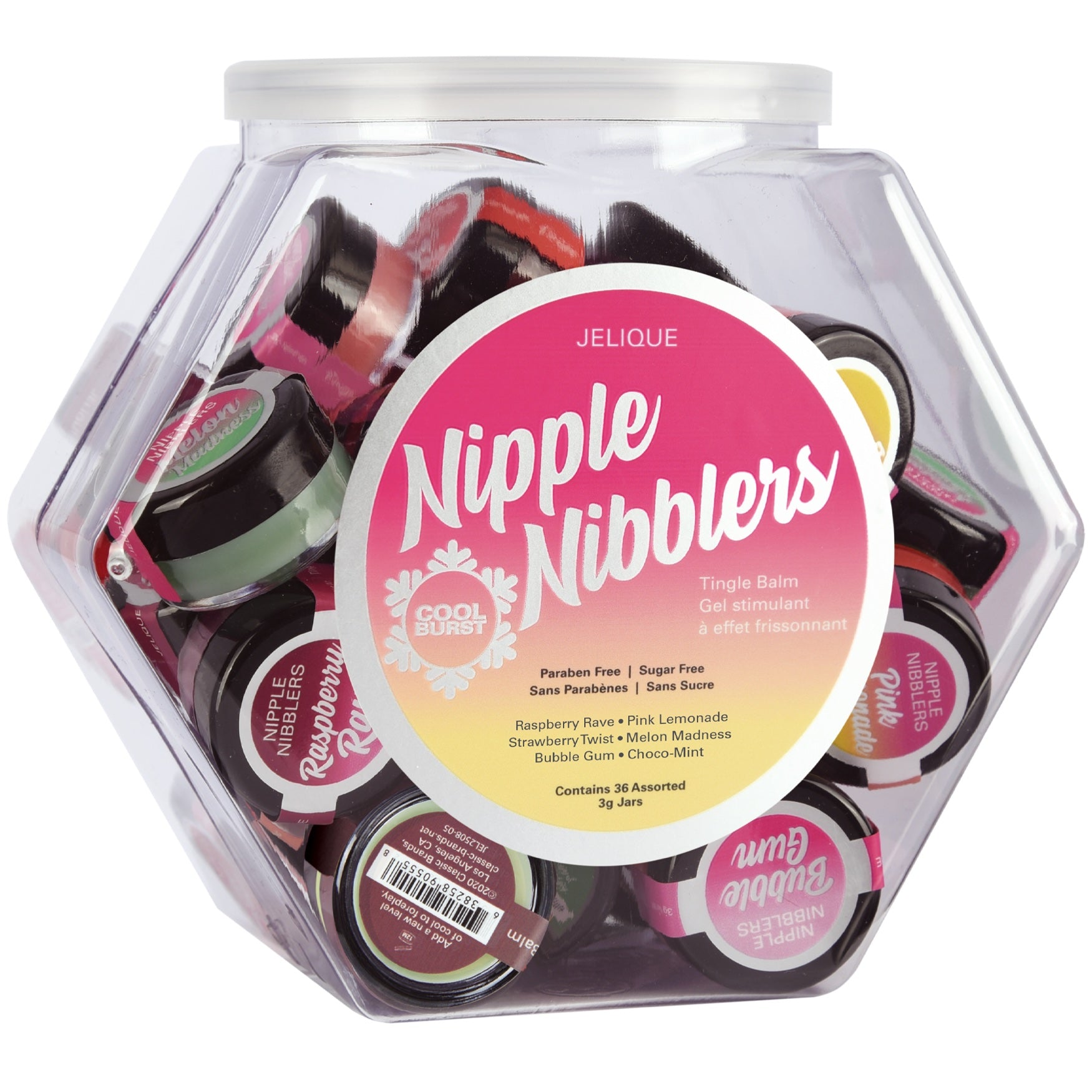 JELIQUE Nipple Nibblers Assorted Cool Tingle Balm - 36 Count