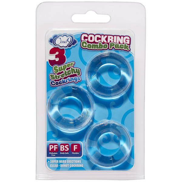 Cockring Combo Set - Clear