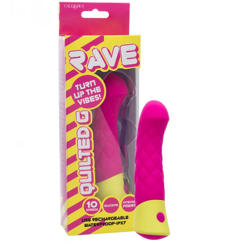 Rave Quilted G Rechargeable Silicone G-Spot Vibrator