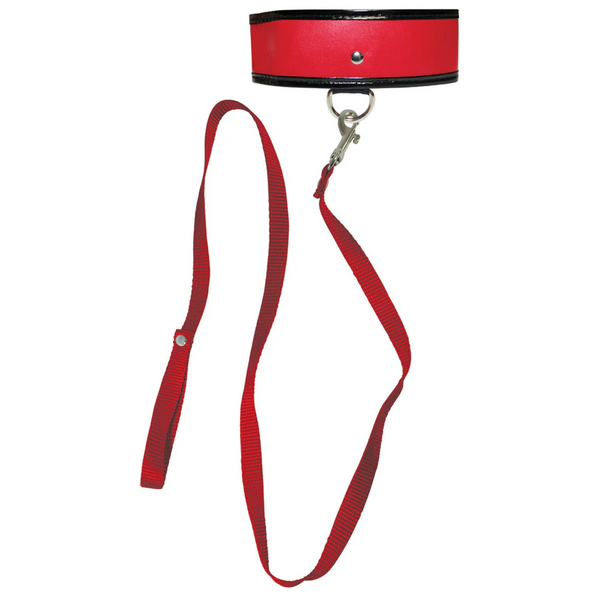 Sex & Mischief Red Collar & Leash