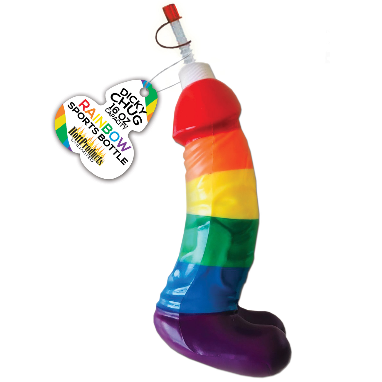 Dicky Chug Sports Bottle - Rainbow