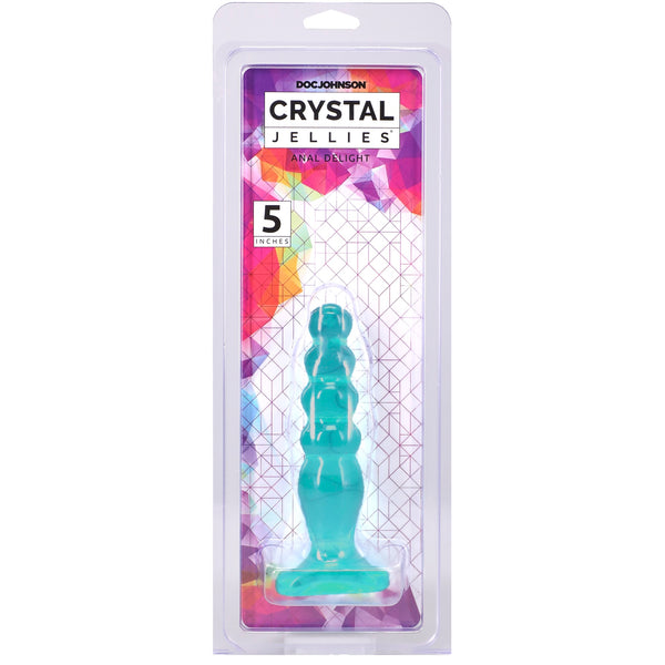 Crystal Jellies 5" Anal Delight - Teal