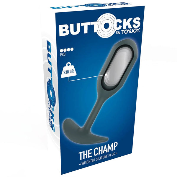 BUTTOCKS The Champ Weighted Silicone Anal Plug