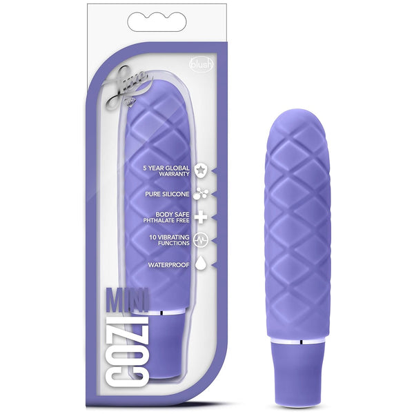 Luxe Cozi Platinum-Cured Silicone Vibrator - Periwinkle