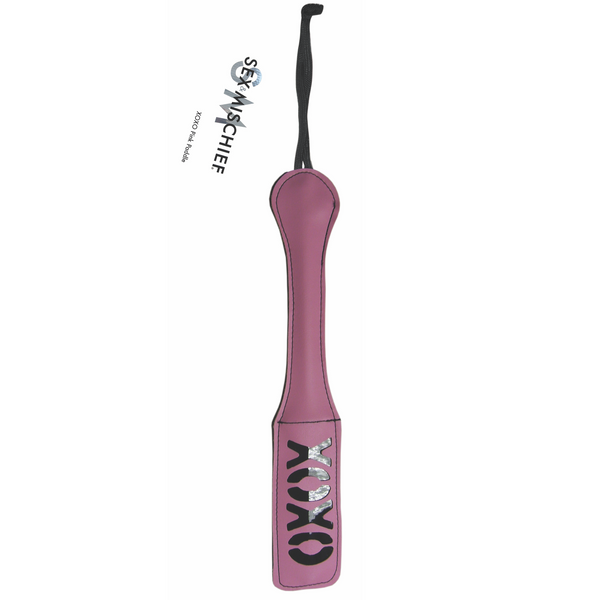 Sex & Mischief "XOXO" Impressions Paddle - Pink