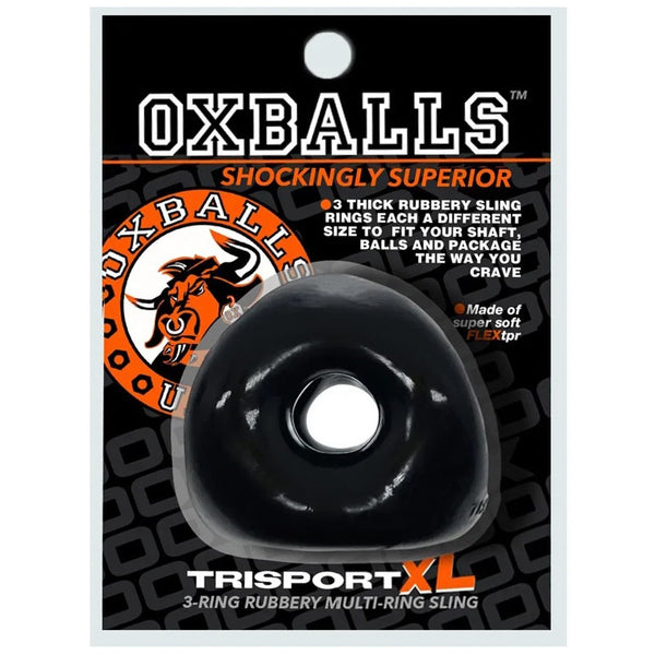 TRI-SPORT XL flexTPR™ 3-Ring Cocksling - Black