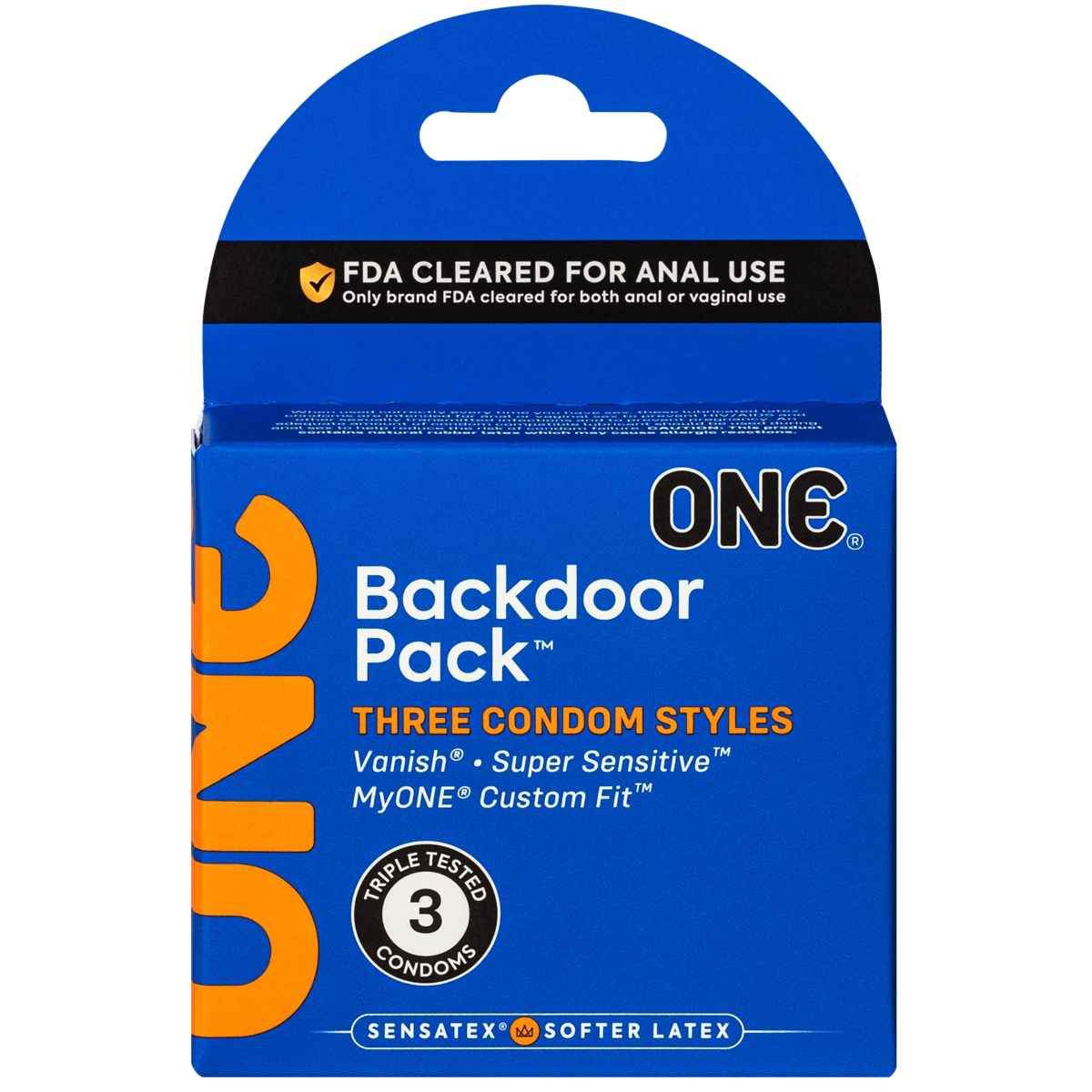 Backdoor Pack Condoms  - 3 Pack