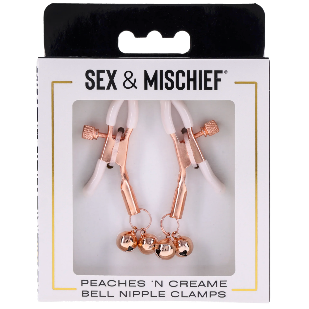 Sex & Mischief: Peaches 'n CreaMe Bell Nipple Clamps