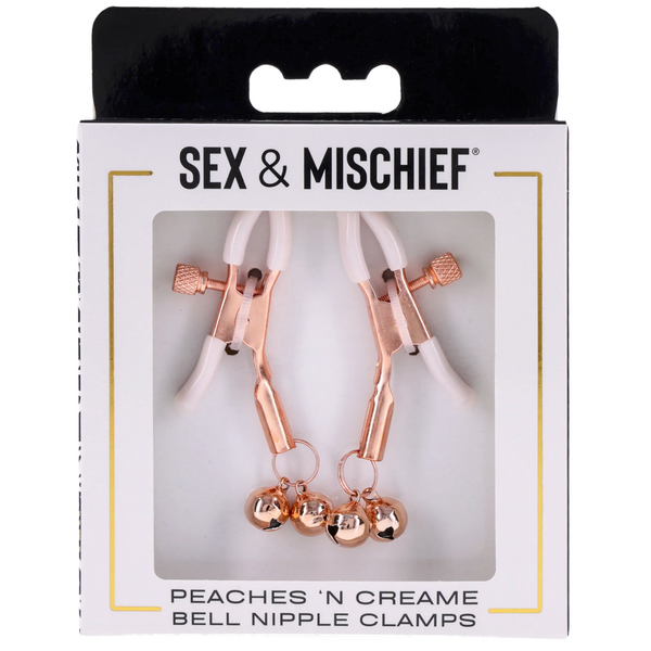 Sex & Mischief: Peaches 'n CreaMe Bell Nipple Clamps
