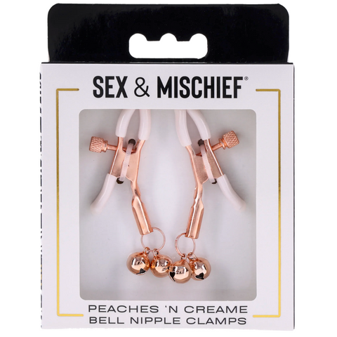 Sex & Mischief: Peaches 'n CreaMe Bell Nipple Clamps