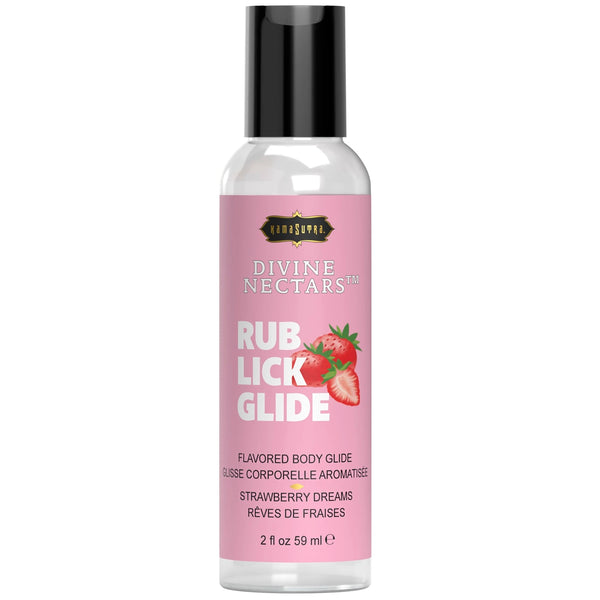 Divine Nectars Strawberry Dreams Flavored Body Glide - 59ml
