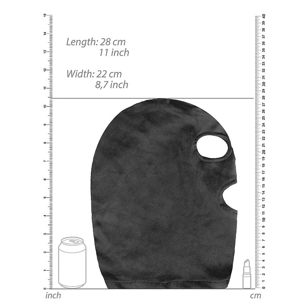 Ouch! Velvet & Velcro Mask with Eye and Mouth Opening