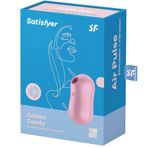 Cotton Candy Air Pulse Stimulator + Vibration
