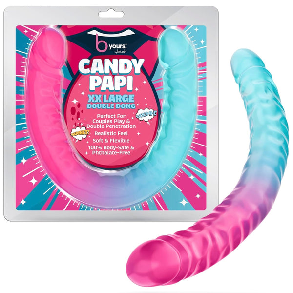 B Yours Candy Papi 17.75" XXL Double Dong