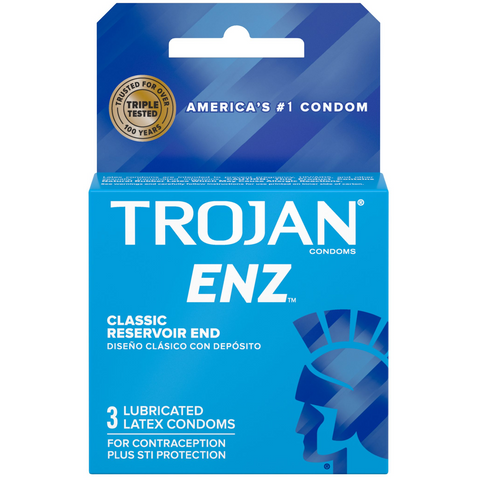 ENZ Lubricated Condoms - 3 Pack