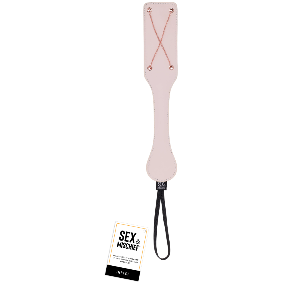 Sex & Mischief: Peaches 'n CreaMe Chain Impressions Paddle