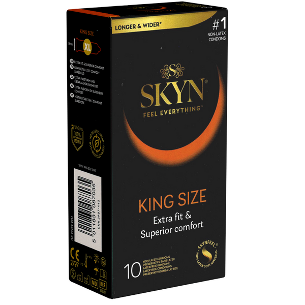 King Size Condoms - 10 Pack