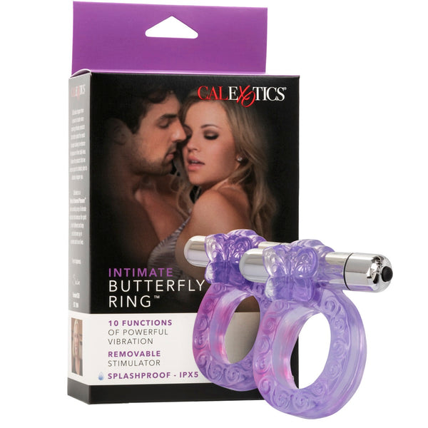 Couple's Enhancers Intimate Butterfly Vibrating Cock Ring