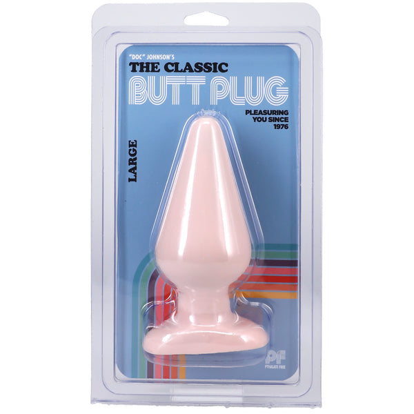 The Classic Butt Plug Smooth - Large Cream