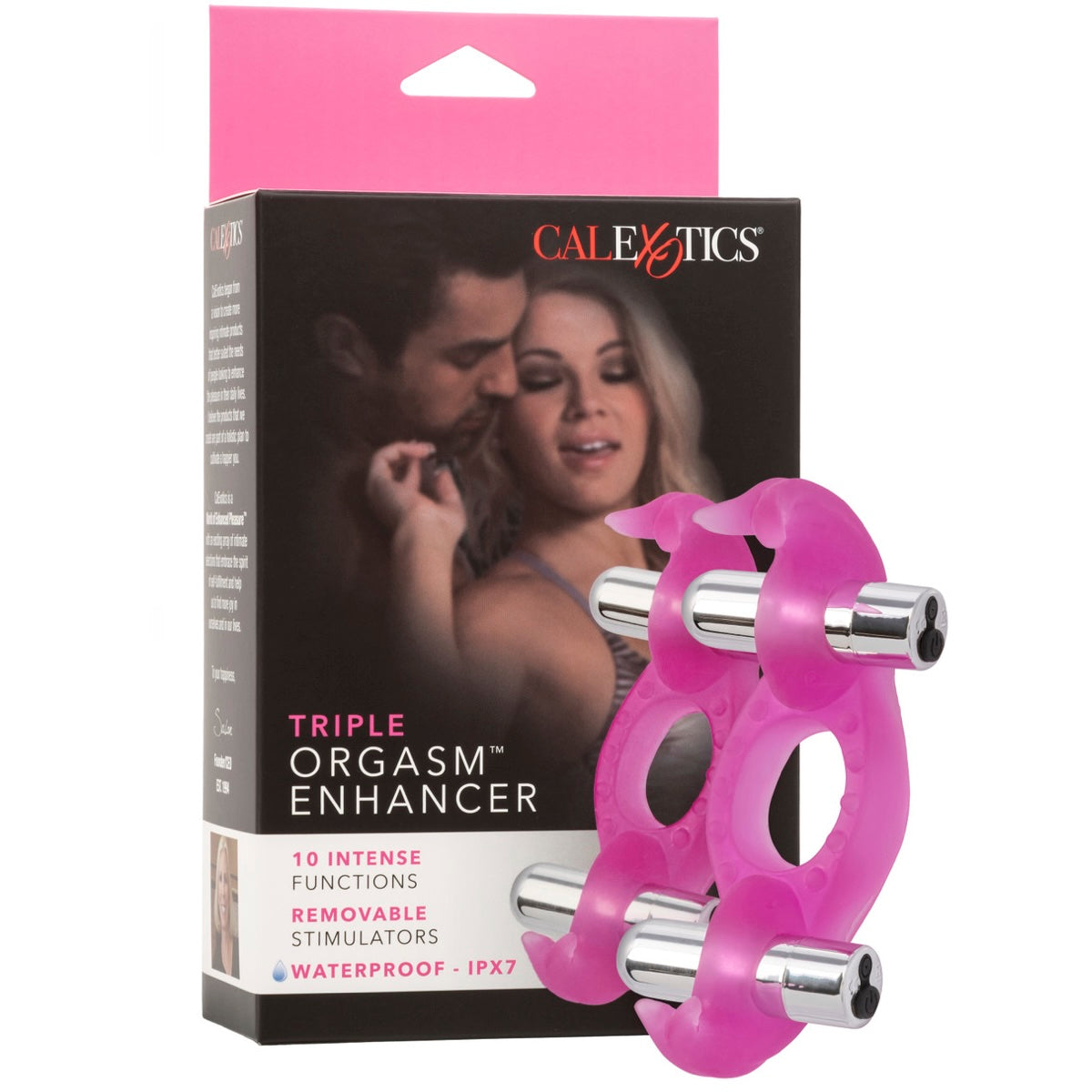 Couple's Enhancers Triple Orgasm Enhancer Rechargeable Vibrating Cock Ring