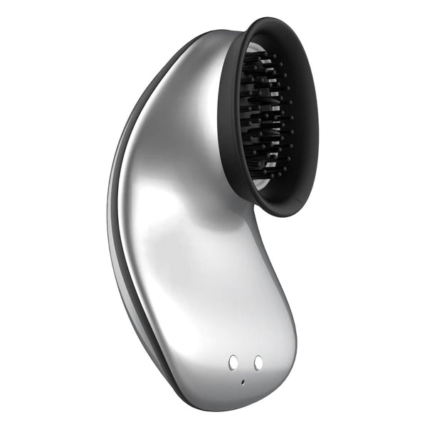 Twitch Innovation Hands-Free Suction & Vibration Clitoral Stimulator - Silver