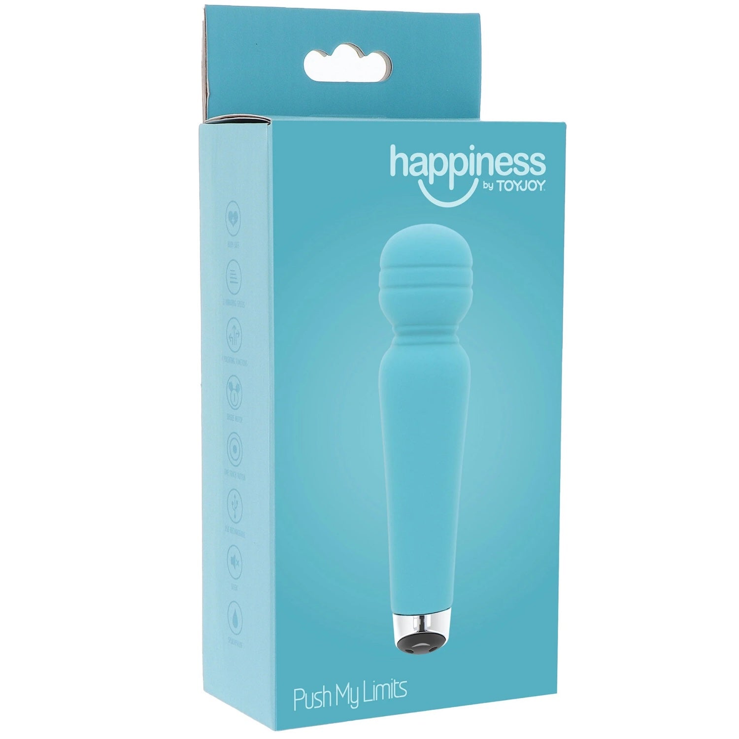 HAPPINESS Push My Limits Rechargeable Mini Wand Vibrator