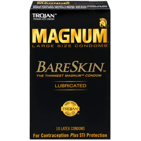 Magnum Bareskin Lubricated Condoms - 10 Pack