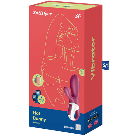 Hot Bunny Connect App Vibration + Heat Rabbit Vibrator