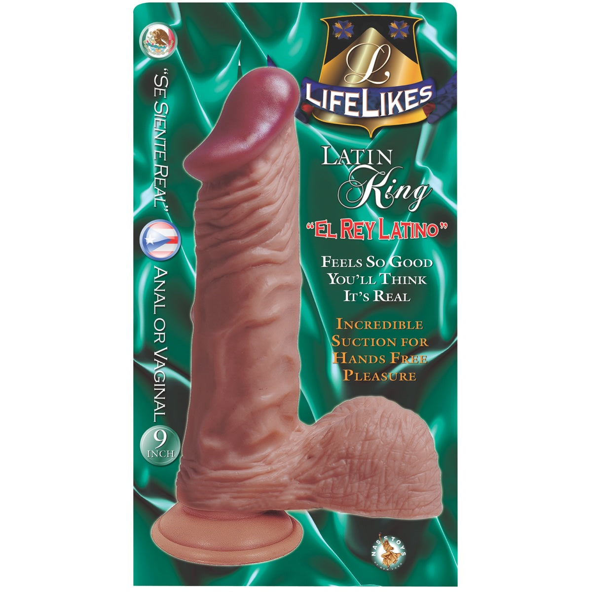Lifelikes Latin King 9" Dildo with Balls