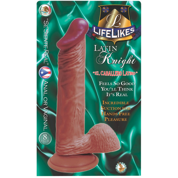 Lifelikes Latin Knight 8" Dildo with Balls