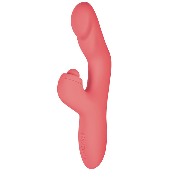 Goddess Heat Up Rechargeable Tapping Rabbit Massager