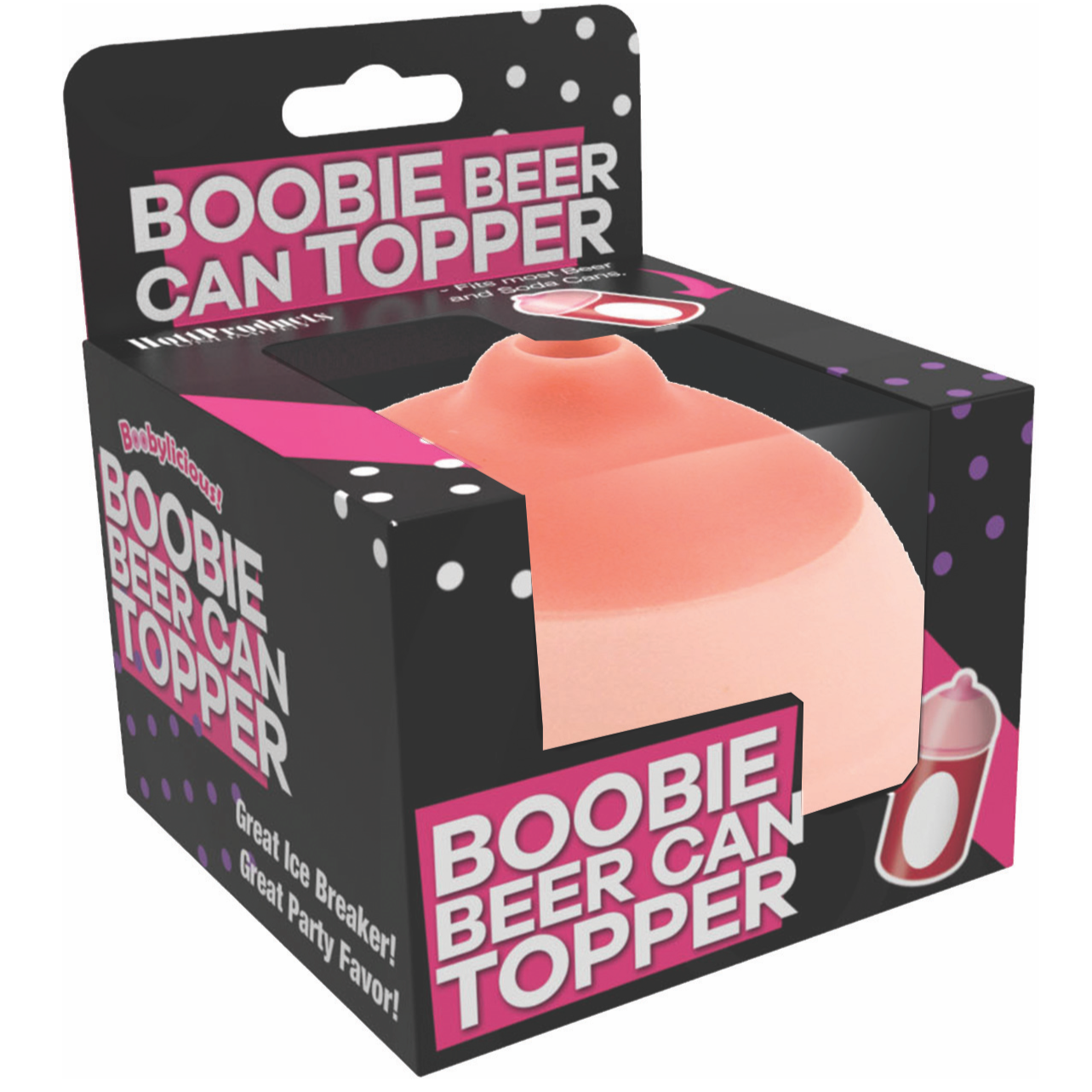 Boobie Beer Can Topper