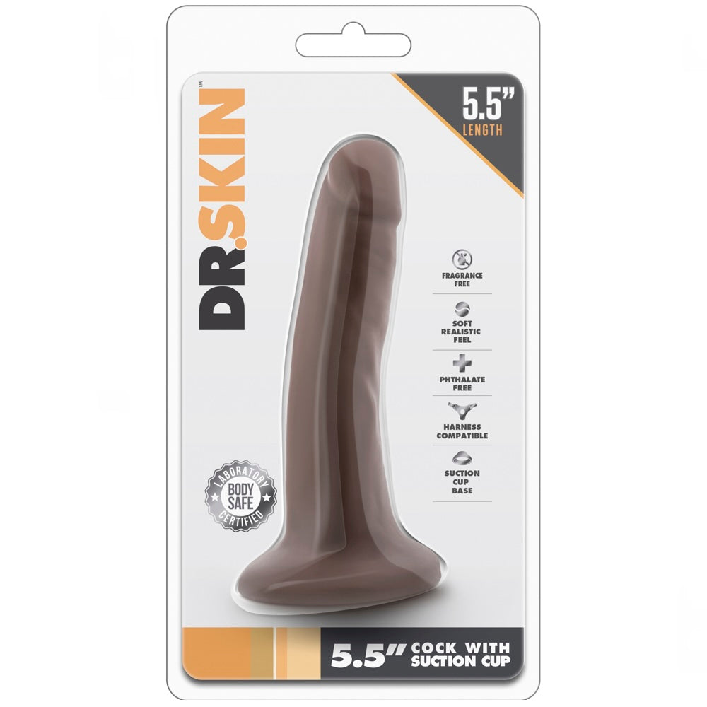Dr. Skin 5.5" Cock - Chocolate