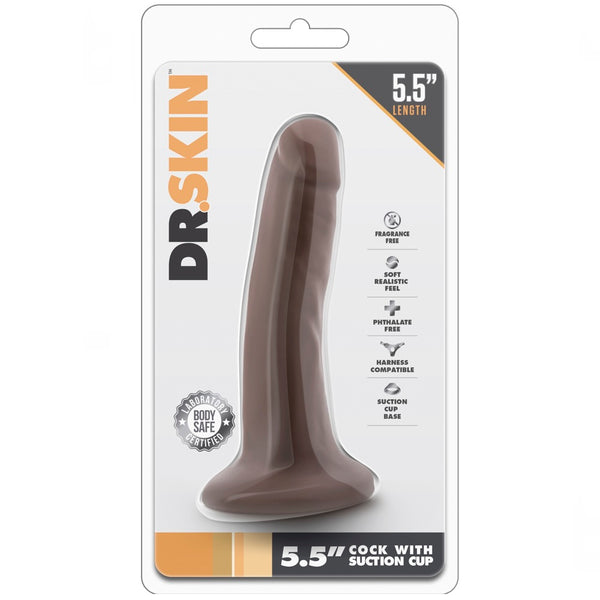 Dr. Skin 5.5" Cock - Chocolate