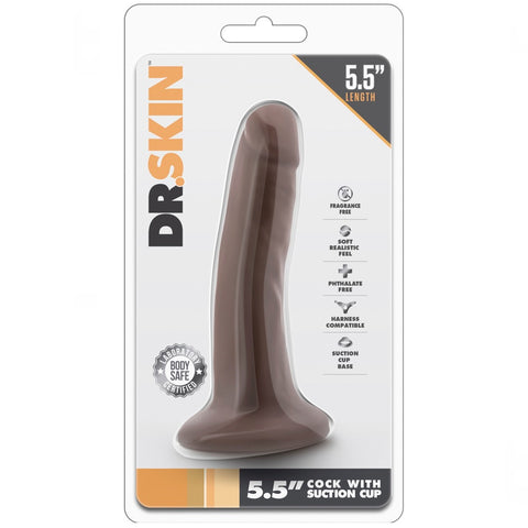 Dr. Skin 5.5" Cock - Chocolate