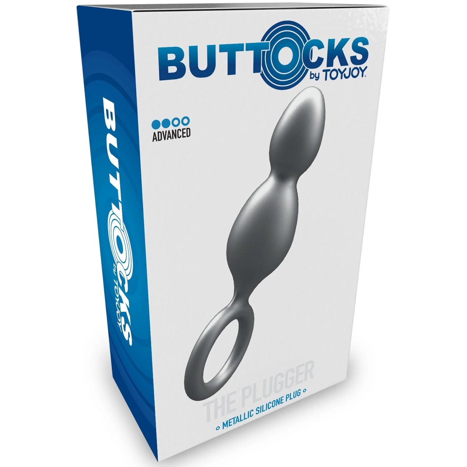 BUTTOCKS The Plugger Metallic Silicone Anal Plug