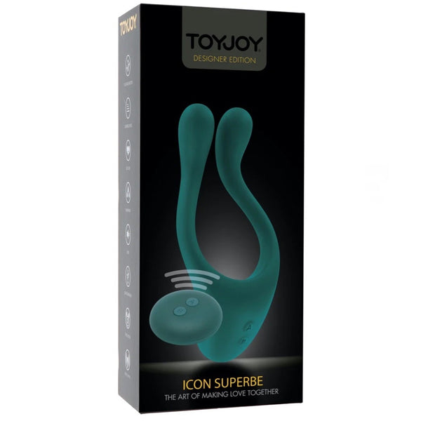 DESIGNER EDITION Icon Superbe Remote Control Rechargeable Couples Massager