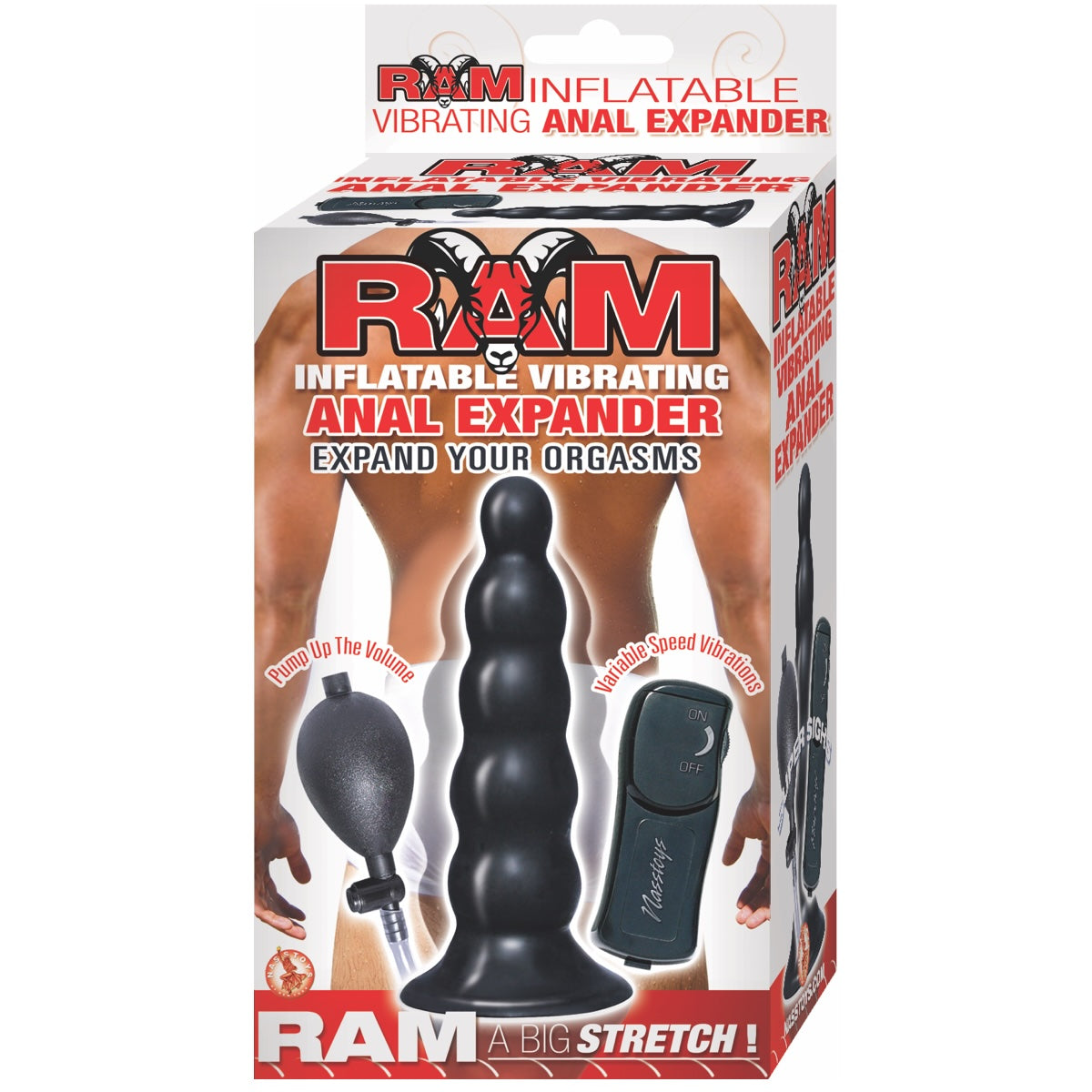Ram Inflatable Vibrating Anal Expander